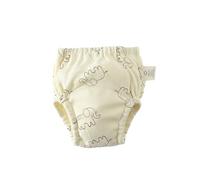 Hixingo Bragas de Aprendizaje para Niños y Niñas, 1 piezas de Pañal de Aprendizaje Calzones de Entrenamiento Reutilizables, Pañales de Tela para 1 a 3 Años Niños (Elefante beige,L: 100)