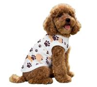 Hixingo Chaleco Refrigerante para Perro, Chaqueta de Enfriamiento por Evaporación para Perros, Ropa Transpirable de Verano Anti Golpe de Calor con Ajustable Arnés (Huella 2,L)