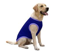 Hixingo Chaleco Refrigerante para Perro (Color Liso 38,XL) | Chaqueta de Enfriamiento por Evaporación para Perros, Ropa Transpirable de Verano Anti Golpe de Calor con Ajustable Arnés