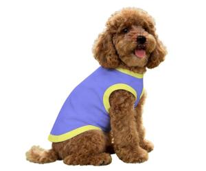 Hixingo Chaleco Refrigerante para Perro (Color Liso 53,XS) | Chaqueta de Enfriamiento por Evaporación para Perros, Ropa Transpirable de Verano Anti Golpe de Calor con Ajustable