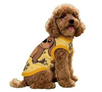 Hixingo Chaleco Refrigerante para Perro (Dibujo Animado Adorable 5,M) | Chaqueta de Enfriamiento por Evaporación para Perros, Ropa Transpirable de Verano Anti Golpe de Calor con Ajustable Arnés