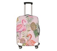 Hixingo Cubierta de Equipaje, Elástico Flamenco de Verano 3D Funda Protectora de Equipaje Anti-Polvo Funda de Maleta Antiarañazos Luggage Cover para 18-32 Pulgadas (Fruta de Coco,22-24 Pulgadas)