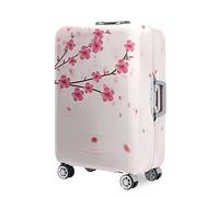 Hixingo Cubierta de Equipaje, Elástico Funda Protectora de Equipaje Anti-Polvo Flor del Ciruelo Flores Funda de Maleta Antiarañazos Luggage Cover para 18-32 Pulgadas (Mariposa,30-32 Pulgadas)