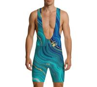 Hixingo Culotte Ciclismo Hombre con Tirantes Estampado | Ciclismo Pantalones Cortos de Babero Verano Transpirable y Secado Rápido Pantalón Corto Medias MTB Bicycle Shorts