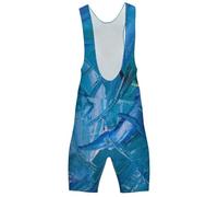 Hixingo Culotte Ciclismo Hombre con Tirantes Graffiti 3D | Ciclismo Pantalones Cortos de Babero Verano Transpirable y Secado Rápido Pantalón Corto Medias MTB Bicycle Shorts