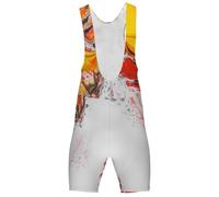 Hixingo Culotte Ciclismo Hombre con Tirantes Multicolor 3D | Ciclismo Pantalones Cortos de Babero Verano Transpirable y Secado Rápido Pantalón Corto Medias MTB Bicycle Shorts