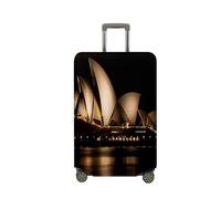 Hixingo Estampado Cubierta de Equipaje, Elástico Funda Protectora de Equipaje Anti-Polvo Lavable Funda de Maleta Antiarañazos Luggage Cover (construcciones 8,L (26-28 Pulgadas))