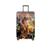 Hixingo Estampado Cubierta de Equipaje, Elástico Funda Protectora de Equipaje Anti-Polvo Lavable Funda de Maleta Antiarañazos Luggage Cover (construcciones 5,L (26-28 Pulgadas))