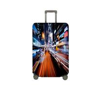 Hixingo Estampado Cubierta de Equipaje, Elástico Funda Protectora de Equipaje Anti-Polvo Lavable Funda de Maleta Antiarañazos Luggage Cover (construcciones 3,L (26-28 Pulgadas))