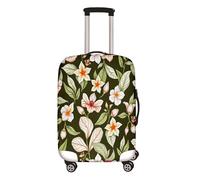 Hixingo Flor Cubierta de Equipaje, Elástico Funda Protectora de Equipaje Anti-Polvo Lavable Funda de Maleta Antiarañazos Luggage Cover (Lirio,L (26-28 Pulgadas))