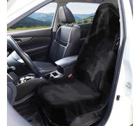 Hixingo Funda de Asiento de Coche Delantero Universal (Camuflaje Negro 10,75x147cm)