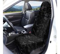 Hixingo Funda de Asiento de Coche Delantero Universal (Camuflaje Negro 5,75x147cm)