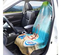 Hixingo Funda de Asiento de Coche Delantero Universal (Estilo Tropical 7,75x147cm)