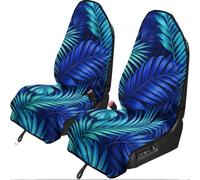 Hixingo Funda de Asiento de Coche Delantero Universal (Hoja Tropical 4,2 Piezas)