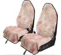 Hixingo Funda de Asiento de Coche Delantero Universal (Hoja Tropical 6,2 Piezas)