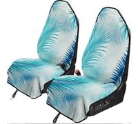 Hixingo Funda de Asiento de Coche Delantero Universal (Hoja Tropical 8,2 Piezas)