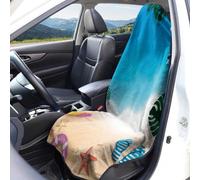 Hixingo Funda de Asiento de Coche Delantero Universal (Océano Tropical 1,75x147cm)