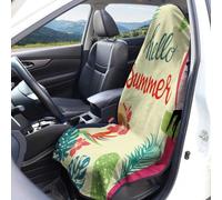 Hixingo Funda de Asiento de Coche Delantero Universal (Patrón Tropical 5,75x147cm)