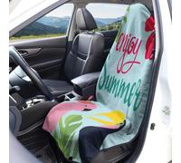 Hixingo Funda de Asiento de Coche Delantero Universal (Patrón Tropical 6,75x147cm)