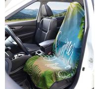 Hixingo Funda de Asiento de Coche Delantero Universal (Patrón Tropical 7,75x147cm)