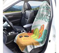 Hixingo Funda de Asiento de Coche Delantero Universal (Retro Tropical 10,75x147cm)
