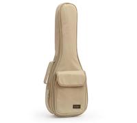 Hixingo Funda Ukelele Concierto 21 23 26 Pulgadas, Funda Ukelele Soprano con Correas Ajustables Funda Ukelele Acolchada para Adulto y Niños (23 pulgadas,Caqui)