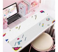 Hixingo Gráficos Multicolores Alfombrilla Ratón XXL/XL/L, Alfombrilla Rató, Alfombrilla Gaming con Bordes cosidos y Base Antideslizante, Mouse Pad Oficinas Hogares (600 * 300 * 3mm,Geometría 3)