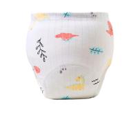 Hixingo Impresión de Dibujos Animados Bragas de Aprendizaje, 3 Piezas de Pañales de Tela Calzones de Entrenamiento Reutilizables, Pañal de Aprendizaje para Niños/Niñas (Dinosaurio,90cm)