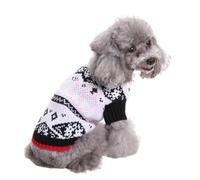 Hixingo Jersey para Perros Grandes Medianos Pequeños, Jersey de Forro Punto Perro Cálido Invierno Suave y Cómodo para el Animal y Fácil de Poner y Clima Frío (Negro Rosa,XXL)
