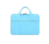 Hixingo Maletín Funda para Portátil 13" 14" 15.6", Portátiles Bolsa PU Impermeable Bolsa Ordenador Compatible Funda Protectora Laptop Bolso Netbooks para Hombre Mujer (15.6”,Cielo Azul)