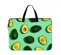 Hixingo Maletín Funda para Portátil 13" 14" 15", Portátiles Bolsa Impresión 3D Bolsa Ordenador Compatible Funda Protectora Laptop Bolso Netbooks para Hombre Mujer (14”,Modello di Avocado 6)