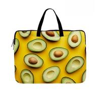 Hixingo Maletín Funda para Portátil 13" 14" 15", Portátiles Bolsa Impresión 3D Bolsa Ordenador Compatible Funda Protectora Laptop Bolso Netbooks para Hombre Mujer (13”,Modello di Avocado 4)