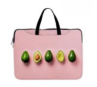 Hixingo Maletín Funda para Portátil 13" 14" 15", Portátiles Bolsa Impresión 3D Bolsa Ordenador Compatible Funda Protectora Laptop Bolso Netbooks para Hombre Mujer (15”,Modello di Avocado 7)