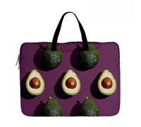 Hixingo Maletín Funda para Portátil 13" 14" 15", Portátiles Bolsa Impresión 3D Bolsa Ordenador Compatible Funda Protectora Laptop Bolso Netbooks para Hombre Mujer (15”,Modello di Avocado 10)