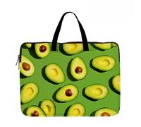 Hixingo Maletín Funda para Portátil 13" 14" 15", Portátiles Bolsa Impresión 3D Bolsa Ordenador Compatible Funda Protectora Laptop Bolso Netbooks para Hombre Mujer (13”,Modello di Avocado 2)