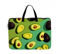 Hixingo Maletín Funda para Portátil 13" 14" 15", Portátiles Bolsa Impresión 3D Bolsa Ordenador Compatible Funda Protectora Laptop Bolso Netbooks para Hombre Mujer (14”,Modello di Avocado 8)