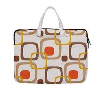 Hixingo Maletín Funda para Portátil 13" 14" 15", Portátiles Bolsa Impresión 3D Bolsa Ordenador Compatible Funda Protectora Laptop Bolso Netbooks para Hombre Mujer (15”,Caqui)