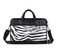 Hixingo Maletín Funda para Portátil 13/14/15 Pulgada, Impermeable Portátiles Bolsa Bolsa Ordenador Compatible Funda Protectora Laptop Bolso Bandolera para Hombre Mujer (Cebra 3,13 Pulgadas)