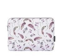 Hixingo Maletín Funda para Portátil 13/14/15 Pulgada, Impermeable Portátiles Bolsa Bolsa Ordenador Compatible Funda Protectora Laptop para Hombre Mujer (13 Pulgadas,Flores Moradas)