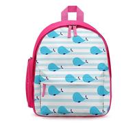 Hixingo Mochila Escolar para Niña Niño, 3D Animal, Mochila Infantil Gran Capacidad Casual Backpack, Ligero Estudiantes Adultos para Escolar Viaje Trabajo (Carrera de ballenas)
