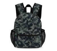 Hixingo Mochila Escolar para Niña Niño, Estampado De Camuflaje, Mochila Infantil Gran Capacidad Casual Backpack, Ligero Estudiantes Adultos para Escolar Viaje Trabajo (Azul 01)