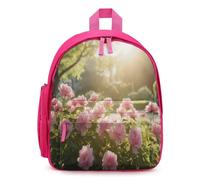 Hixingo Mochila Escolar para Niña Niño, Estampado de Flores, Mochila Infantil Gran Capacidad Casual Backpack, Ligero Estudiantes Adultos para Escolar Viaje Trabajo (Flores y verano)