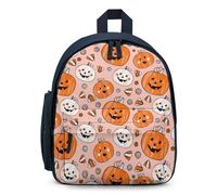 Hixingo Mochila Escolar para Niña Niño, Halloween, Mochila Infantil Gran Capacidad Casual Backpack, Ligero Estudiantes Adultos para Escolar Viaje Trabajo (Calabazas pequeñas)