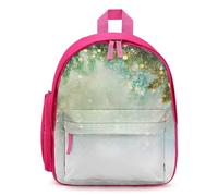 Hixingo Mochila Escolar para Niña Niño, Navidad, Mochila Infantil Gran Capacidad Casual Backpack Christmas, Ligero Estudiantes Adultos para Escolar Viaje Trabajo (Luces verdes)