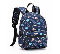 Hixingo Niños Mochilas de Doble Capa - Patrón de Auto Bolsa para la Escuela Dibujos Animados Mochila con Bolsillos Laterales Escuela Primaria Kindergarten Mochilas (Béisbol,M 25x17x33cm)