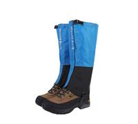 Hixingo Polainas Impermeables Senderismo Trekking Ligera Polainas De Nieve para Piernas a Prueba de Viento Nieve Lluvia para Montaña Caza Esquí Escalada Hombres y Mujeres (Azul,L)