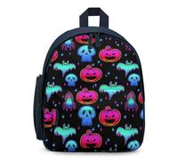 Hixingo Sac a Dos Enfant Fille de 3 à 10 Ans, Halloween, Cartable Maternelle, Sac a Dos Grande Capacité, Idée Cadeau, pour Petit Adolescents (Fiesta de fantasmas)