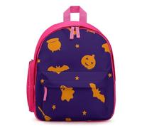 Hixingo Sac a Dos Enfant Fille de 3 à 10 Ans, Halloween, Cartable Maternelle, Sac a Dos Grande Capacité, Idée Cadeau, pour Petit Adolescents (Murciélago naranja)
