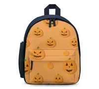 Hixingo Sac a Dos Enfant Fille de 3 à 10 Ans, Halloween, Cartable Maternelle, Sac a Dos Grande Capacité, Idée Cadeau, pour Petit Adolescents (Calabaza aterradora)