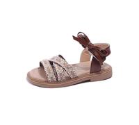 Hixingo Sandalias Niña Verano de Princesa, 3-16 A ños Antideslizantes Blanda Zapatillas de Playa Verano Exterior, Lindo Open Toe Zapatos Ligero Deportivas